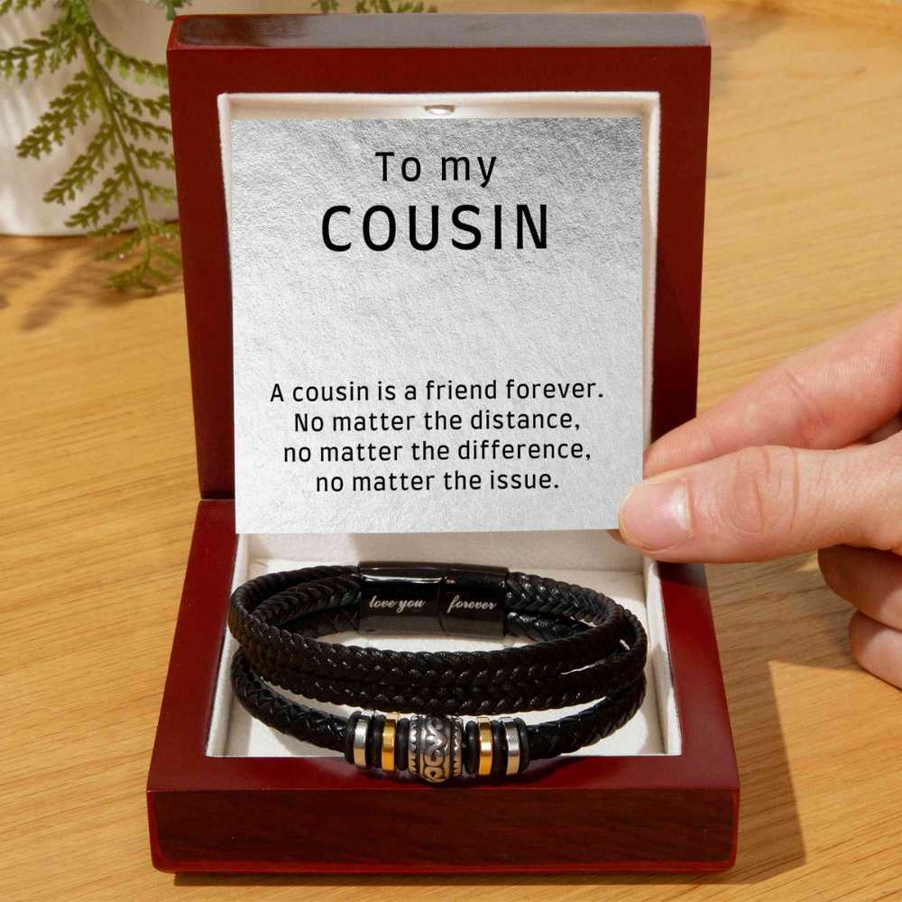 Bracelet Gift for Cousin - A Cousin is a Friend Forever