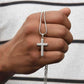 Cousin Cross Gift, Stainless Steel Cross for Cousin w/ Message