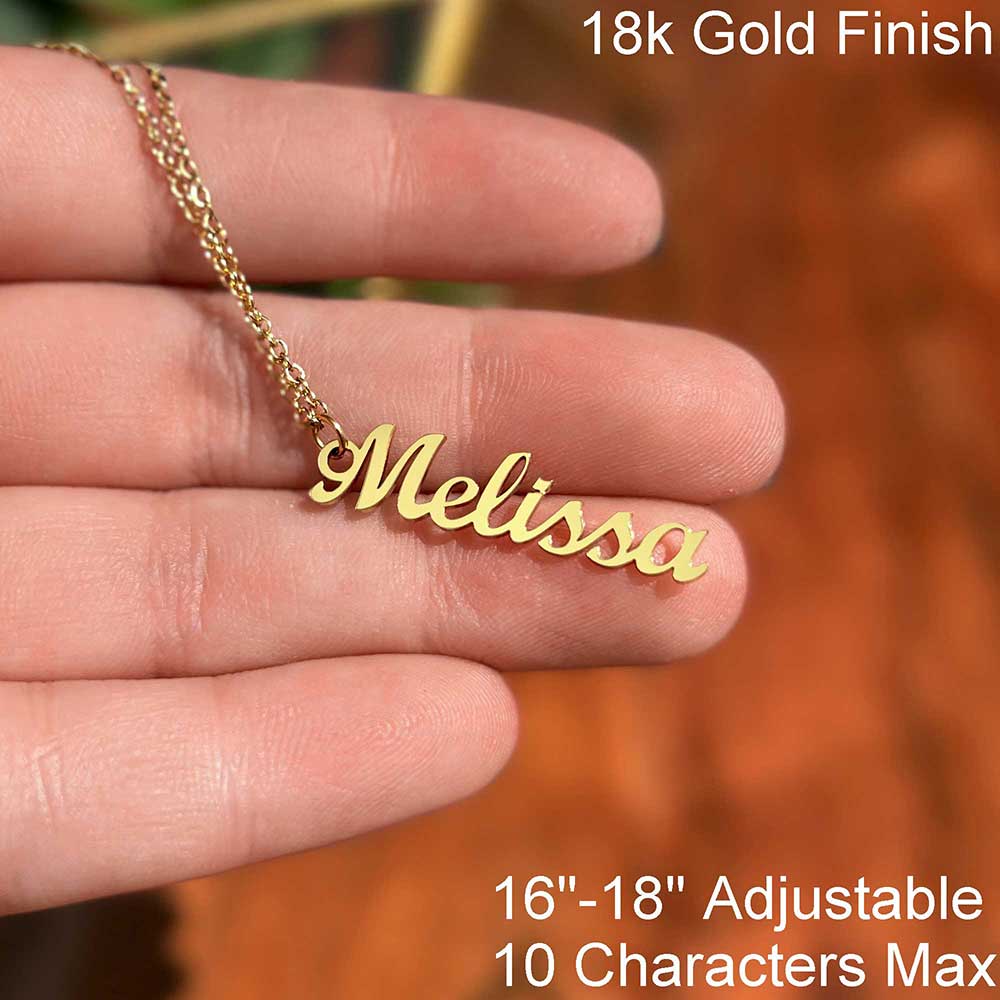 Aunt and Niece Gift, Vertical Name Necklace for Aunt or Niece