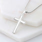 Personalized Stainless Steel Cross Gift for Grandpa, Add Name & Closing