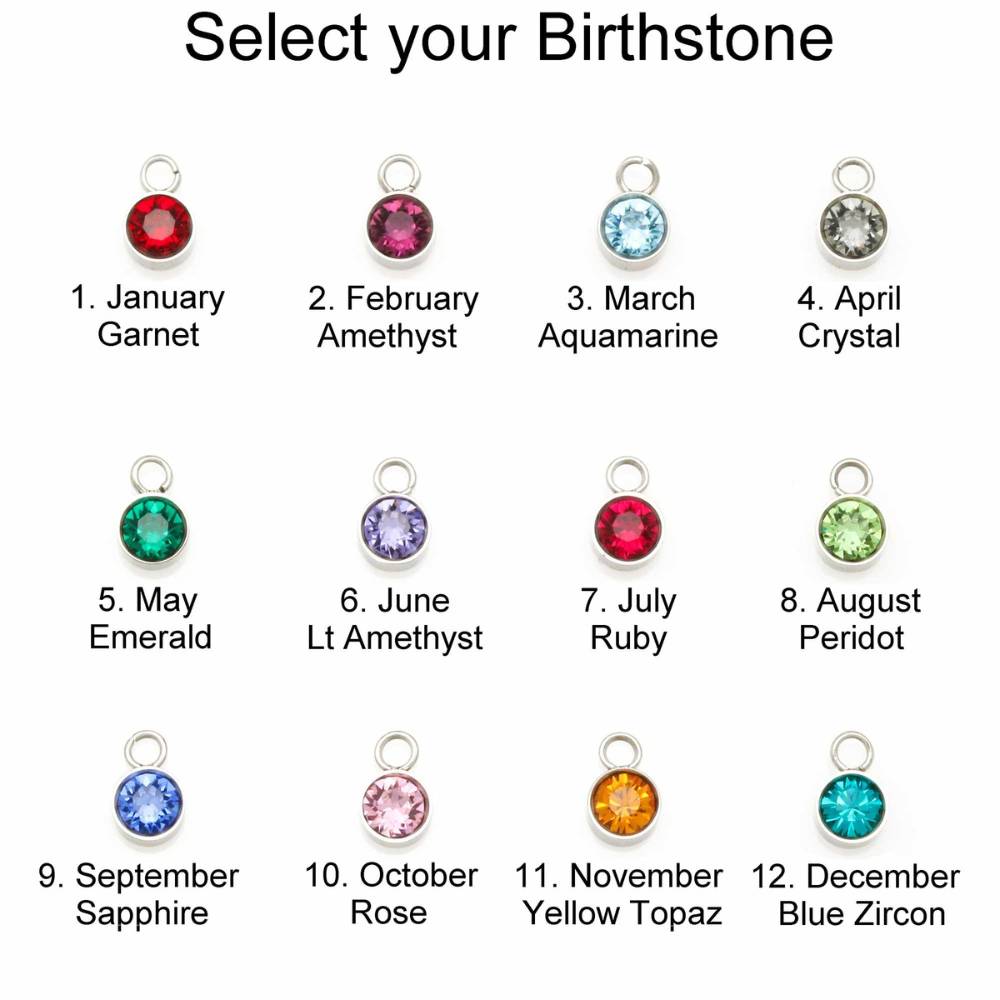 Unique Engraved Birthstone Necklace for Mothers Personalized Name Necklace Mother Gift