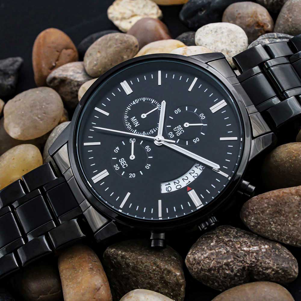 Graduation Gift, Watch for Men with thoughtful Message