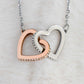 Aunt and Niece Gift, Heart Necklace for Aunt or Niece