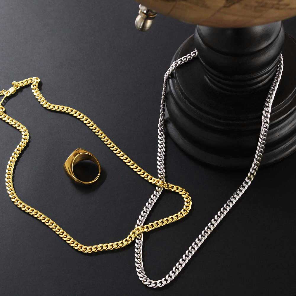 Cuban Chain Necklace for Men, Gift for Him