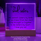 Acrylic Plaque with LED for Aunt with thoughtful message