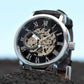 Sarcastic Birthday Gift for Men, Skeleton Watch with funny Message