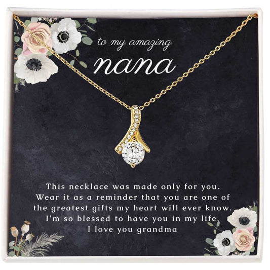 Grandma Necklace Gift, Necklace for my amazing Nana