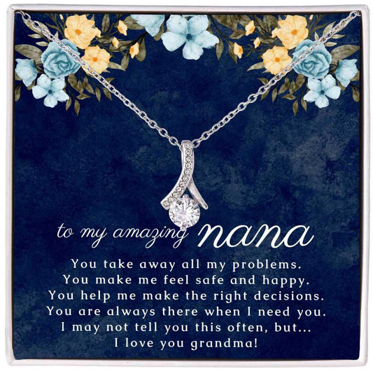 Beautiful Nana Necklace Gift, Grandma Necklace