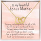 Bonus Mother Gift, Interlocked Hearts Necklace