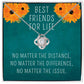 Best Friends for Life - No Matter What, Love Knot Necklace Gift