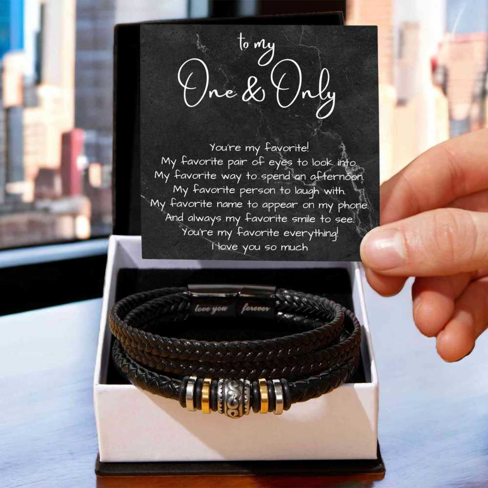 Bracelet Gift for Him - You're my favorite