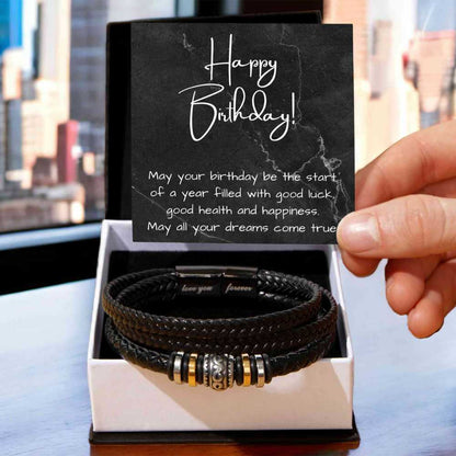 Bracelet Gift for Men, Birthday Persent Braided Band