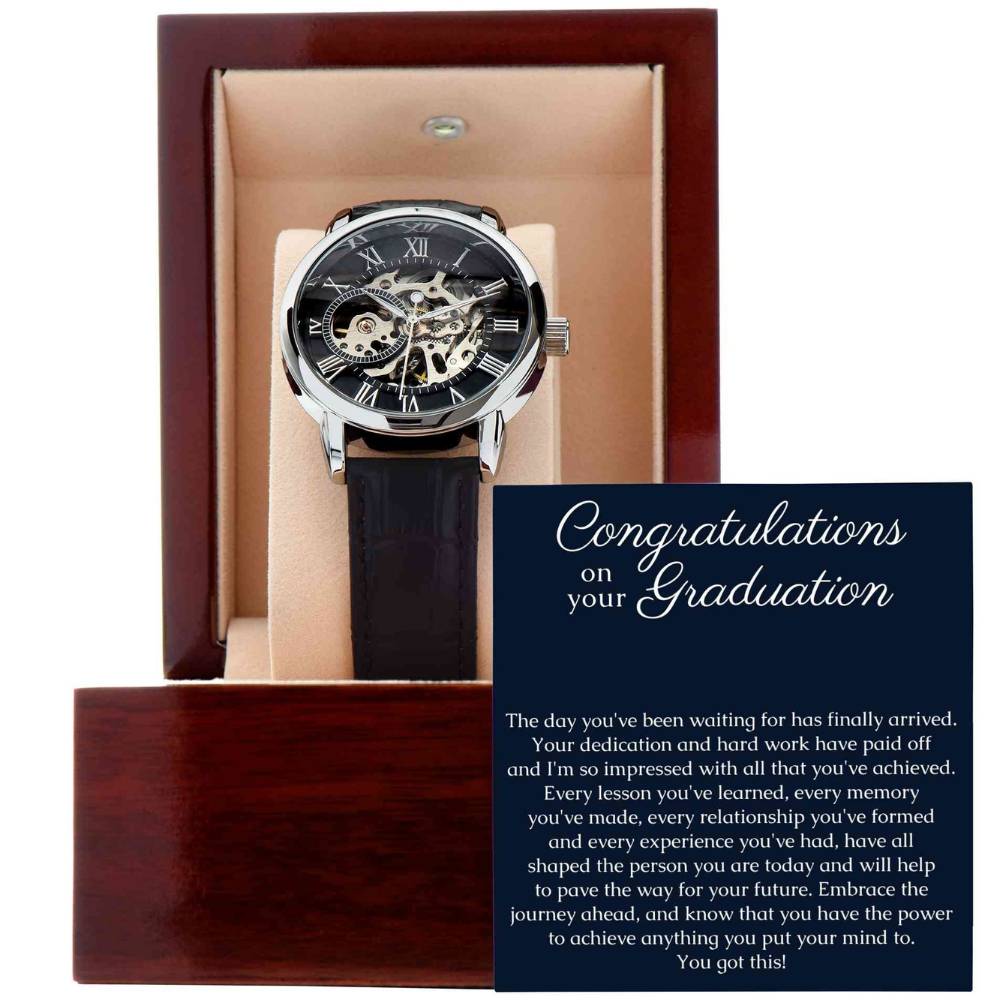 Graduation Watch for Men, College & High School Graduation Gift