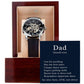 Dad Gift with Funny Message Card, Skeleton Mechanical Watch