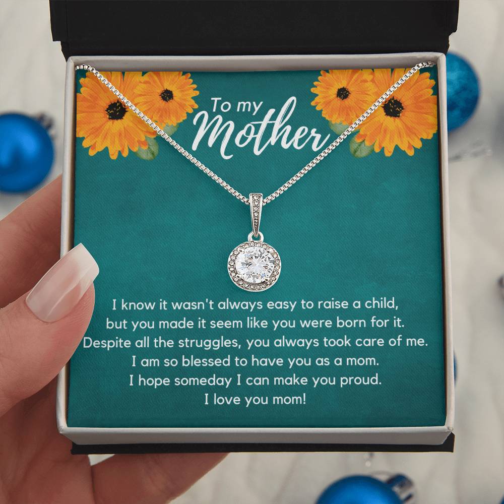 Necklace Gift for Mother with Beautiful Message