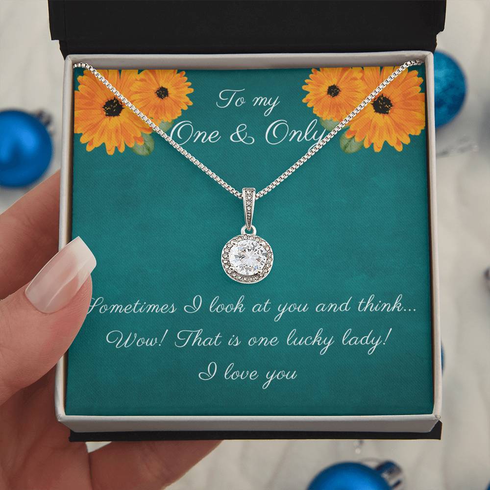 Necklace for my One & Only with funny Message