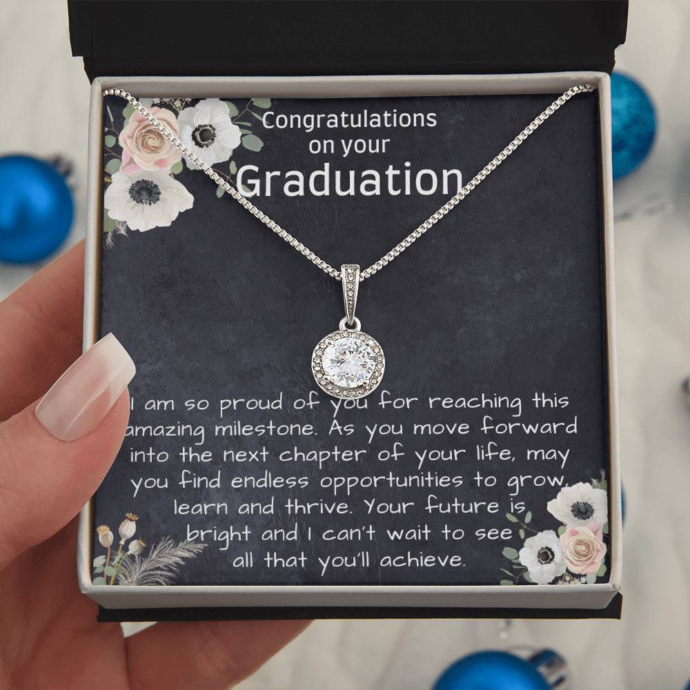 Graduation Gift for Women, Necklace with thoughtful Message