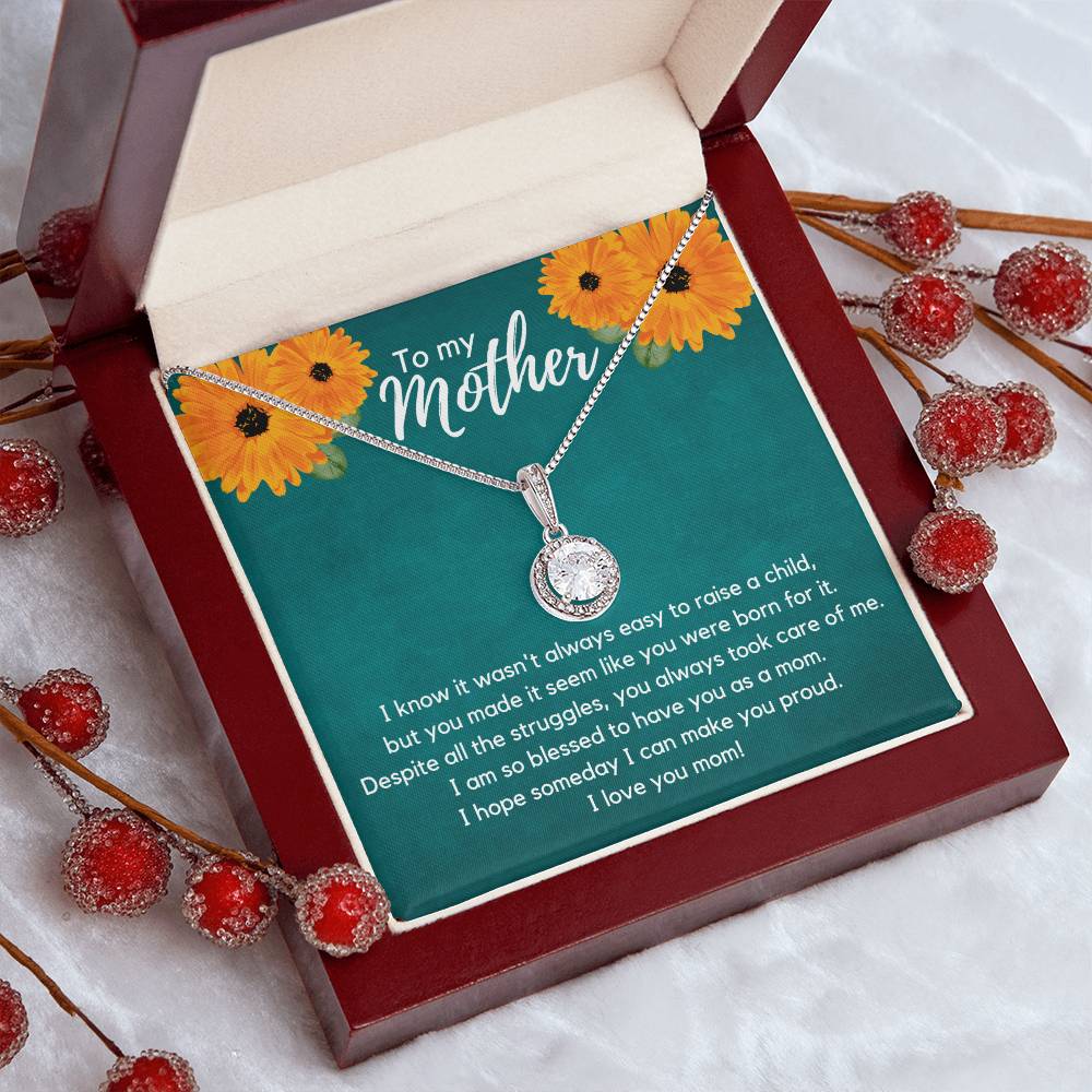 Necklace Gift for Mother with Beautiful Message