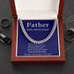 Sarcastic Gift for Father, Cuban Chain Necklace