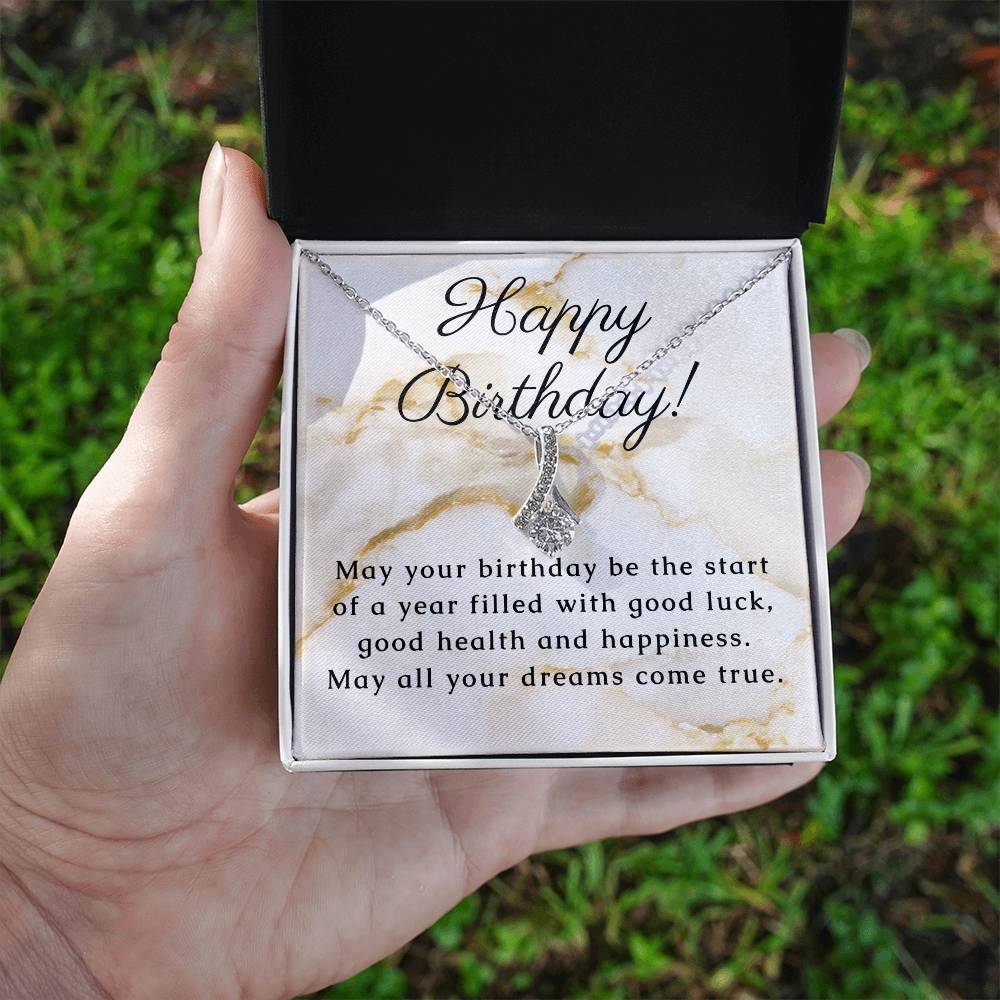 Birthday Gift for Women, Necklace with thoughtful Message