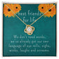 Funny Best Friends Gift, Heart Necklace for BFF