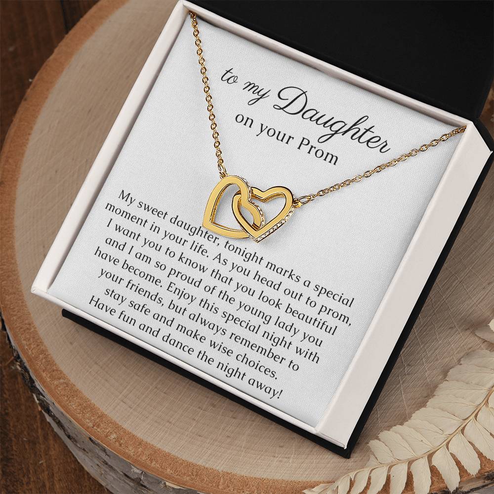 Heart Necklace Gift for Daughter on her Prom