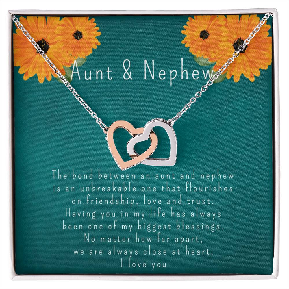 Heart Necklace Gift to Aunt from Nephew