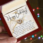 Sarcastic Birthday Gift for Women Heart Necklace