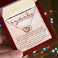 Heart Necklace Gift for Bride on her Wedding Day from Siblings In Law