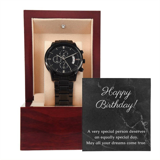 Birthday Gift for a special person, Mens Watch