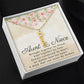 Aunt and Niece Gift, Vertical Name Necklace for Aunt or Niece