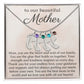 Unique Engraved Birthstone Necklace for Mothers Personalized Name Necklace Mother Gift