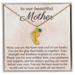 Unique Engraved Birthstone Necklace for Mothers Personalized Name Necklace Mother Gift