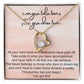 Heart Necklace with thoughtful Message Gift for Graduation