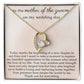 Heart Necklace for the Mother of the Groom on the Wedding Day