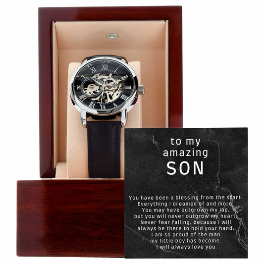 Skeleton Watch for Son w/ Message Card